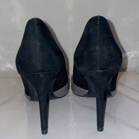 Zara colorblock gray black contrasting high heel - Picture 3 of 10